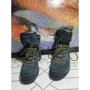 Tecnica Super Clima Blue Hiking Boots Vibram Soles   Size 9
